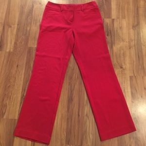 Apt 9 Modern Fit Red Slacks
